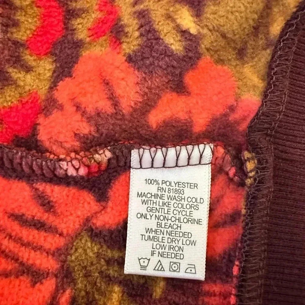 Gorgeous fleece floral jacket - Picture 7 of 13